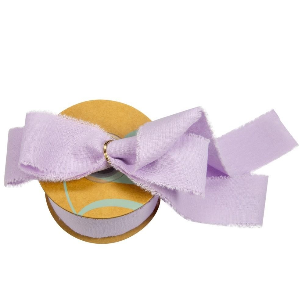 NASTRO COTONE SFRANGIATO MM25X15MT LILLA